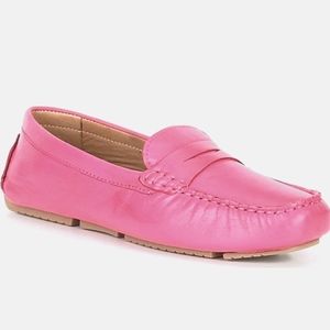 Primigi Pink Girls Leather Penny Loafers